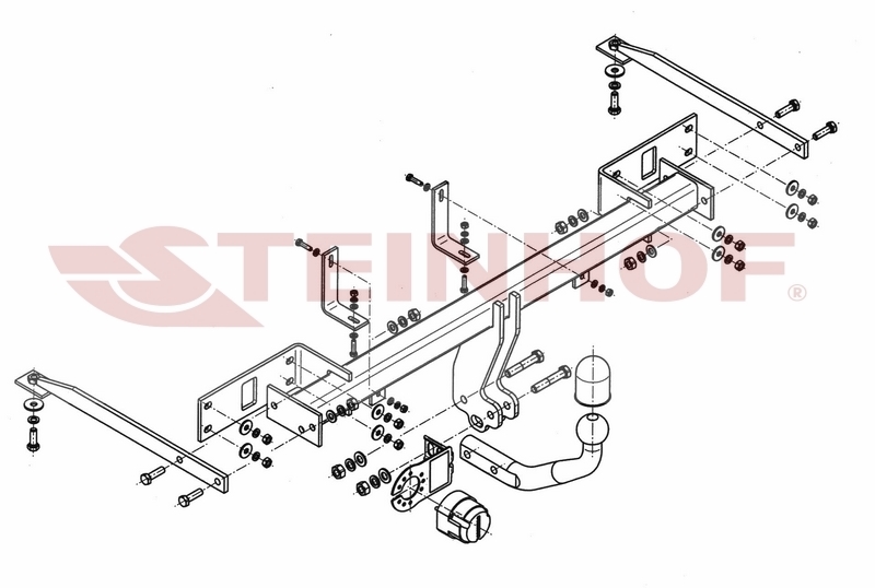 Vlečna kljuka Fiat Panda III - 5 vrat - 2WD - od 01/2012
